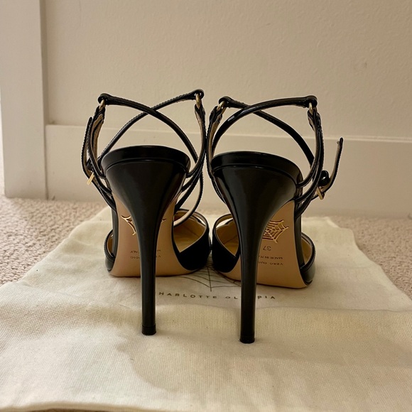 CHARLOTTE OLYMPIA Minx Strappy Heels - Picture 4 of 4